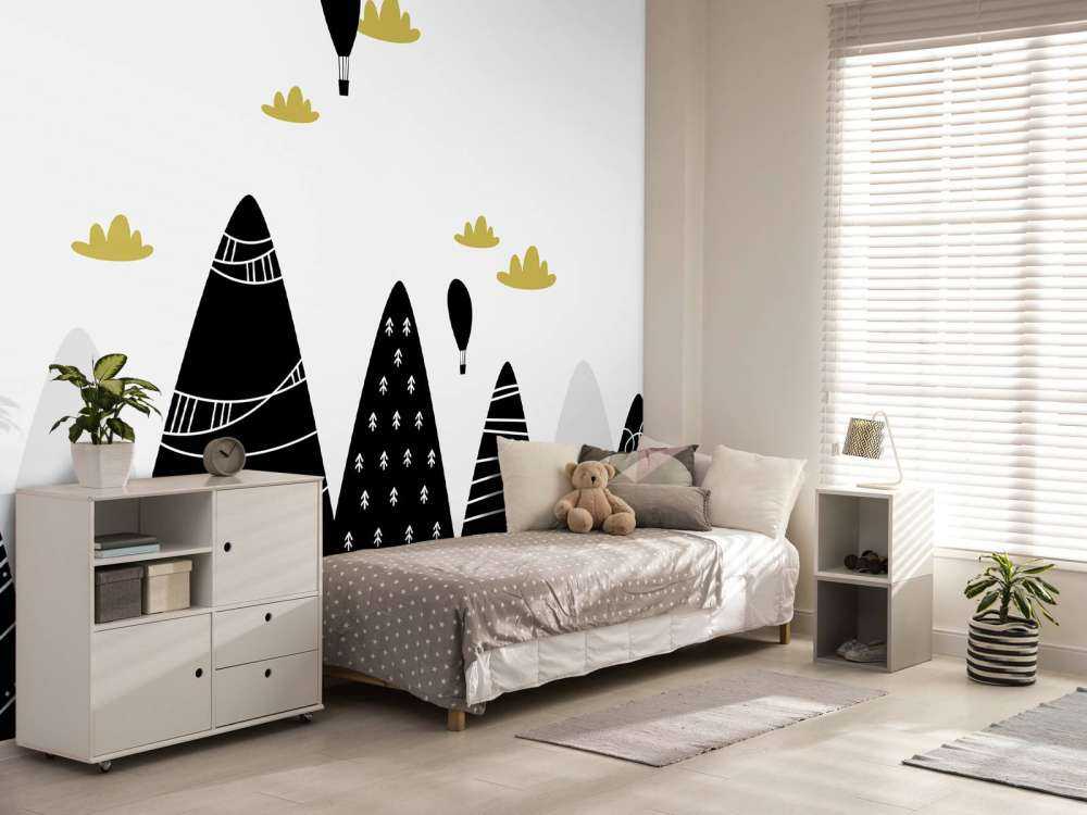 Montagne in bianco e nero