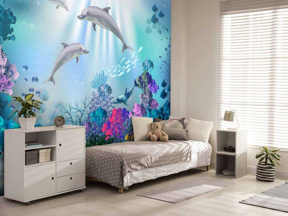 Mondo sommerso con i delfini