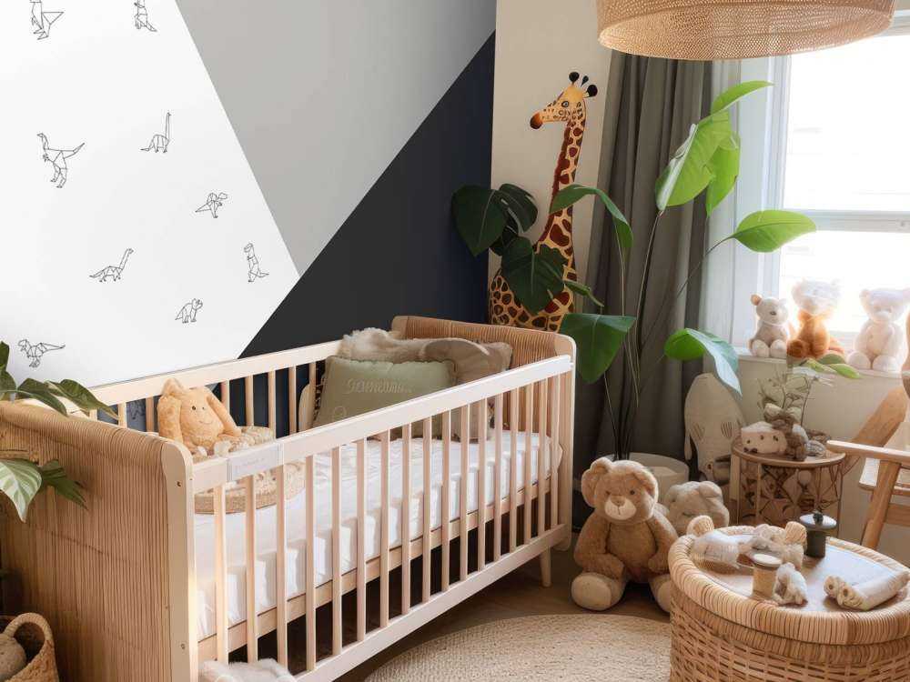 Triangoli bianchi e neri con i dinosauri