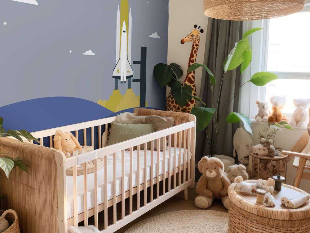 Lancio del razzo tra le colline