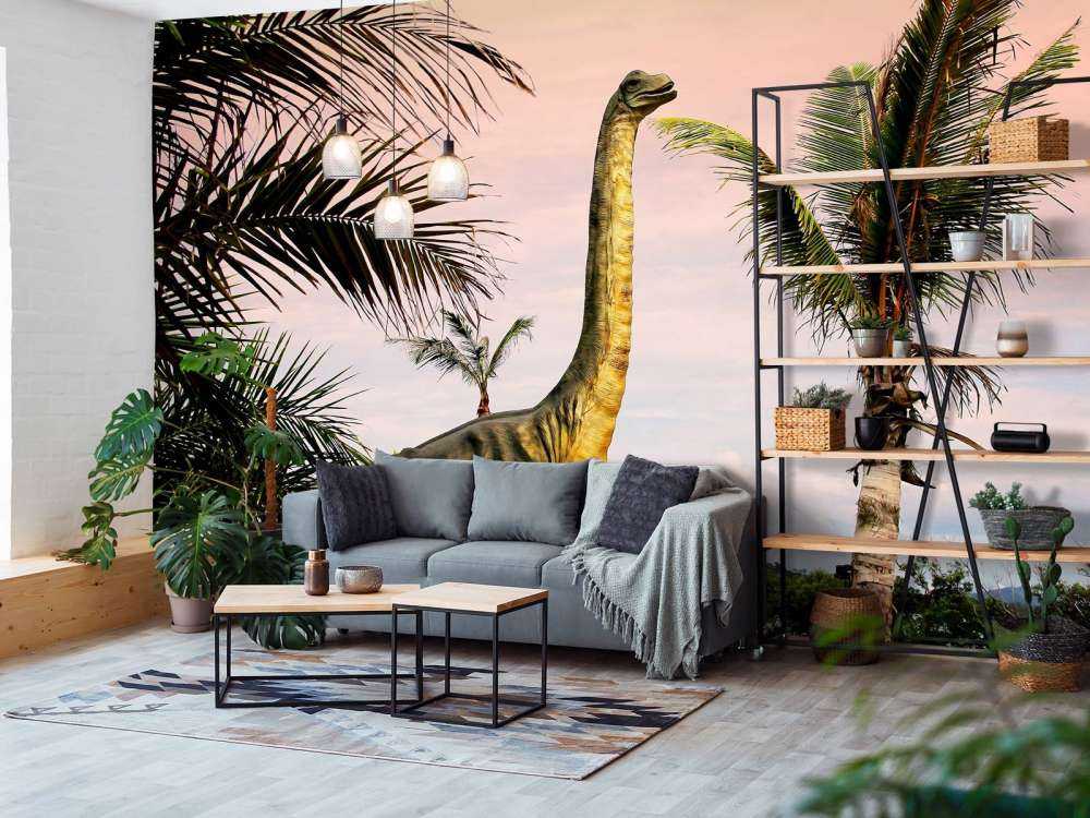 Foto carta da parati dinosauro
