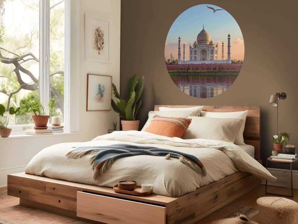 Taj Mahal al mattino