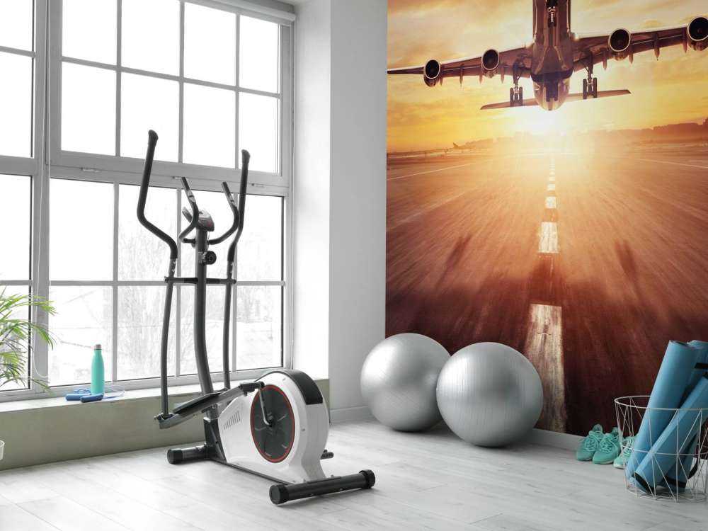 Foto carta da parati aeroplano