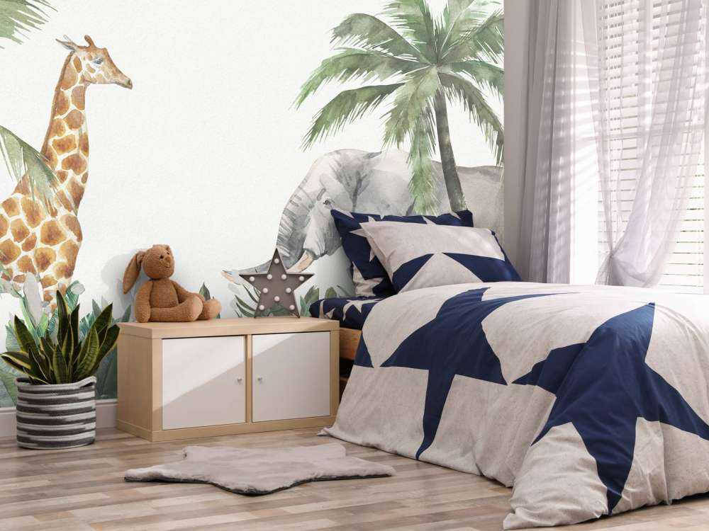 Animali giungla colorati