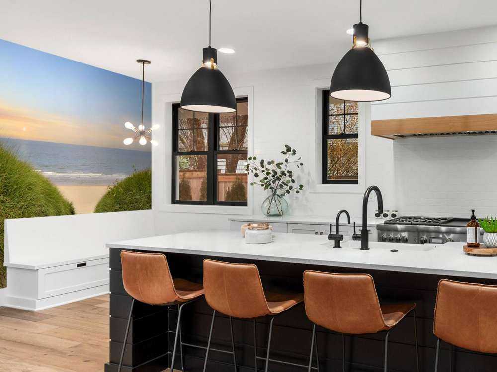 Tramonto in spiaggia