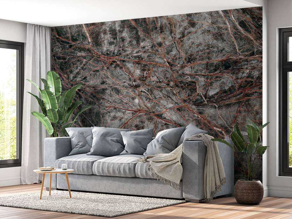 Marmo grigio con struttura fine