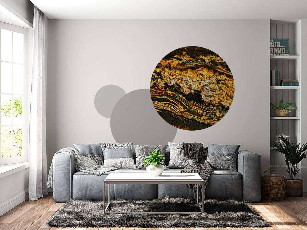 Marmo nero color oro