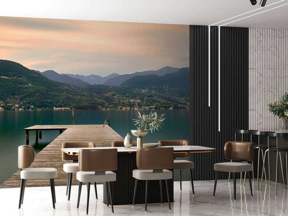 Pontile sul lago di Garda