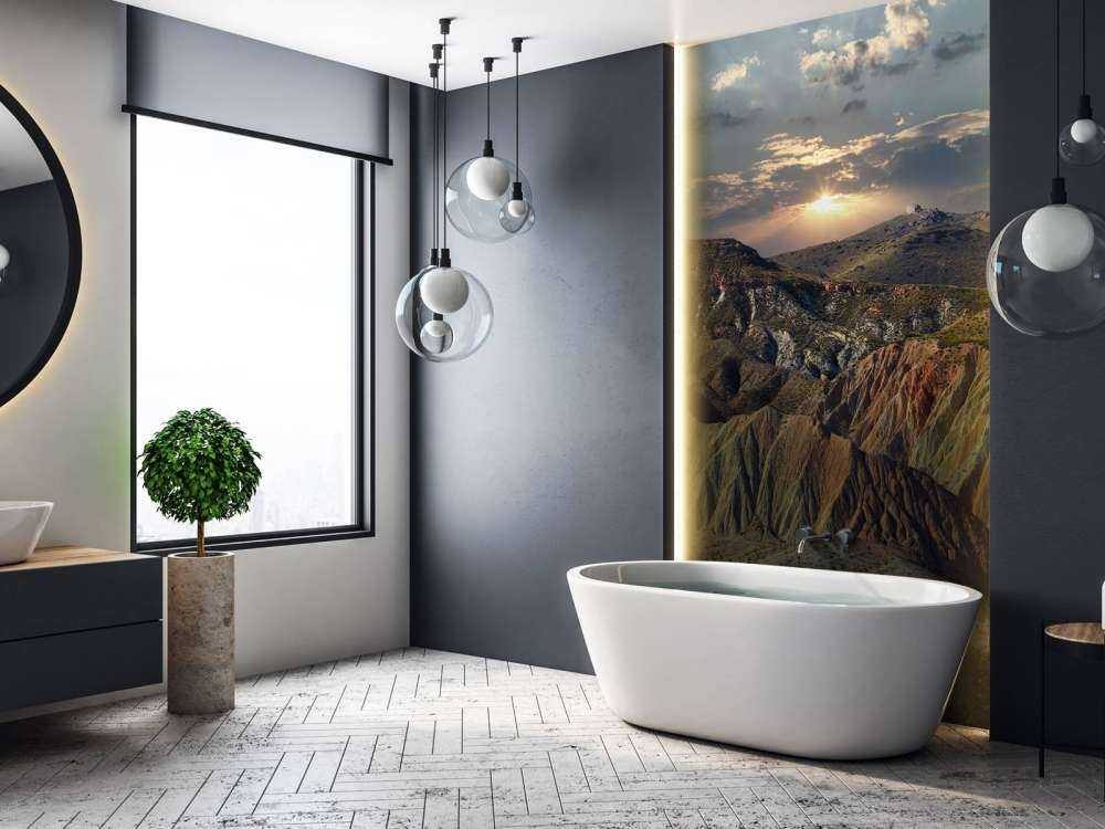 Tramonto in montagna