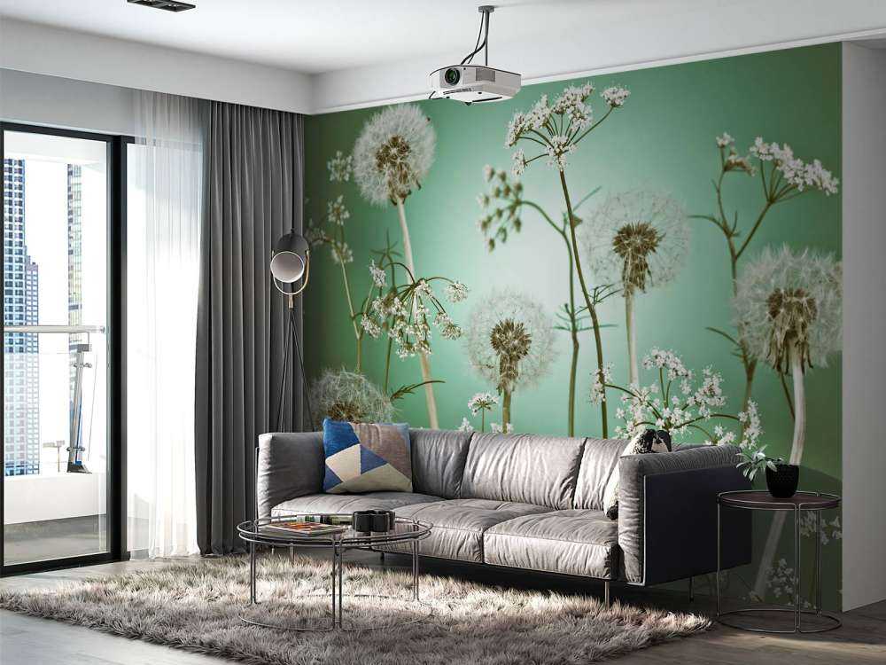 Fantasia del prato verde