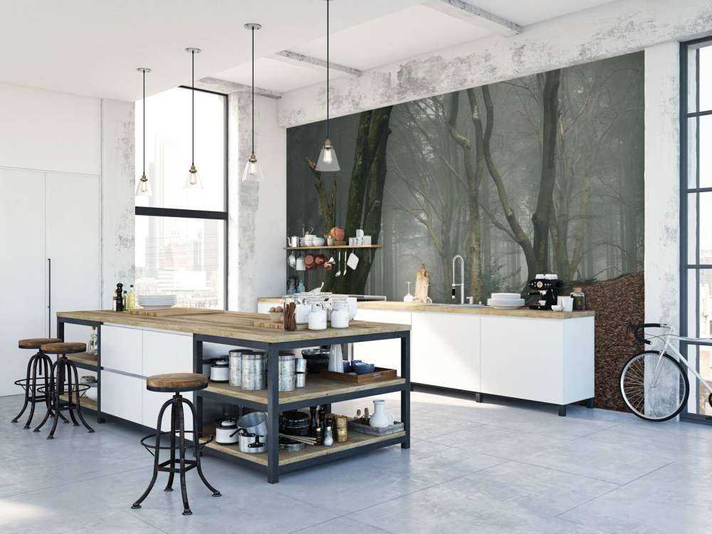 Sentiero attraverso la foresta misteriosa