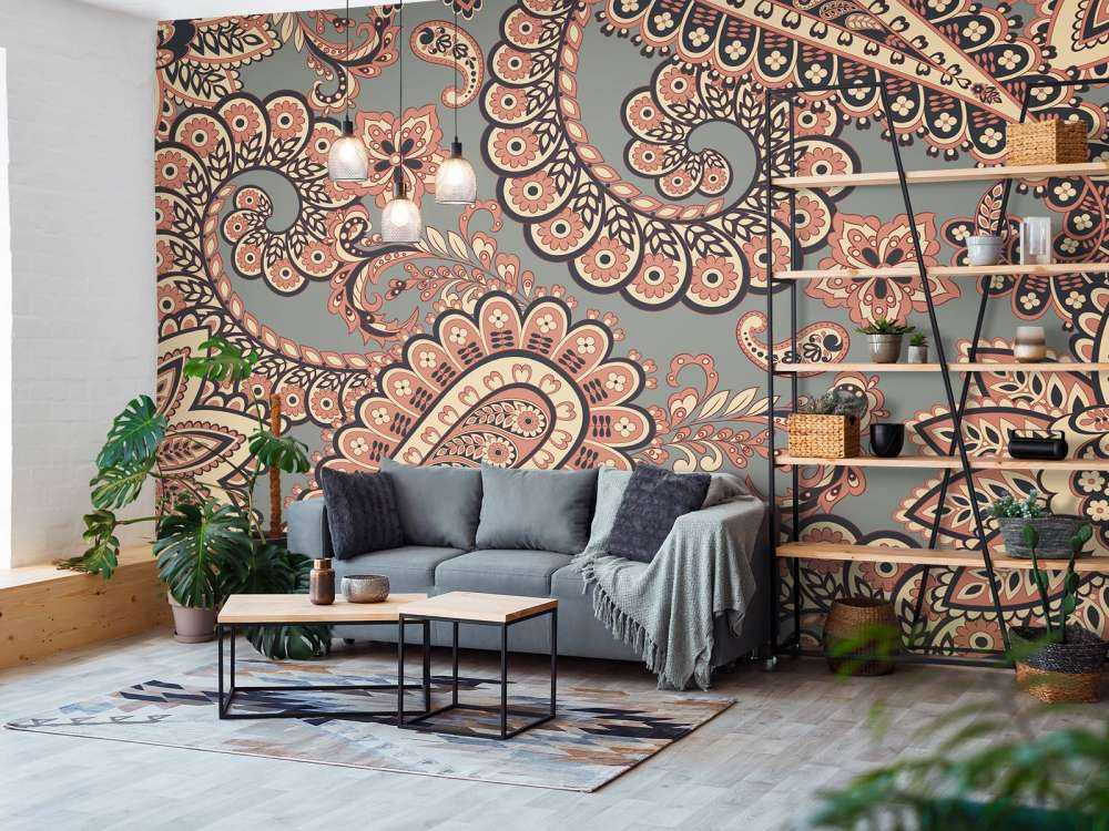 Antichi motivi floreali indiani