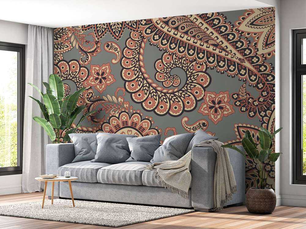 Antichi motivi floreali indiani