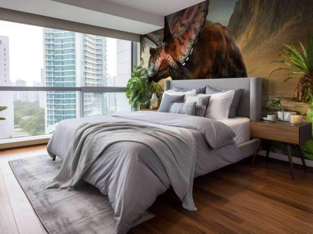 Torosaurus nella foresta