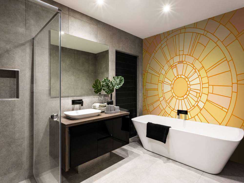 Mosaico di raggi di sole