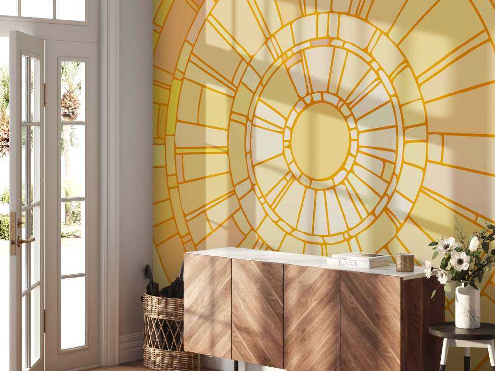 Mosaico di raggi di sole