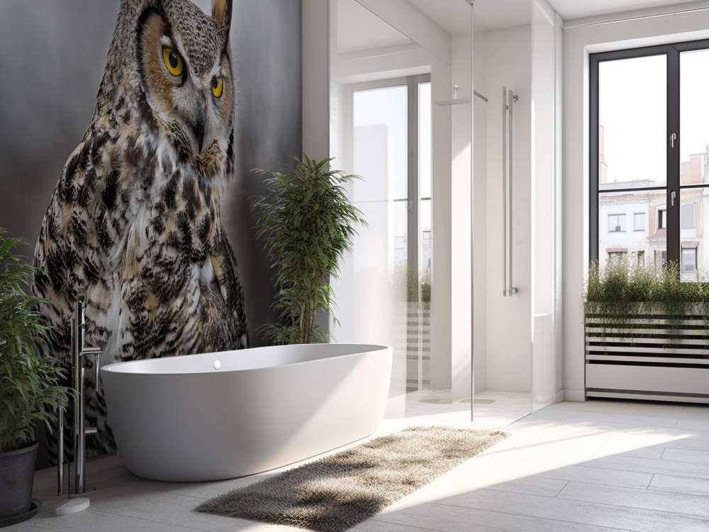 Gufo dalle piume marroni