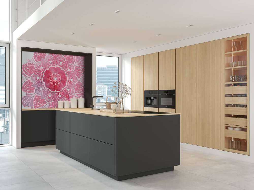 Mandala con motivo floreale