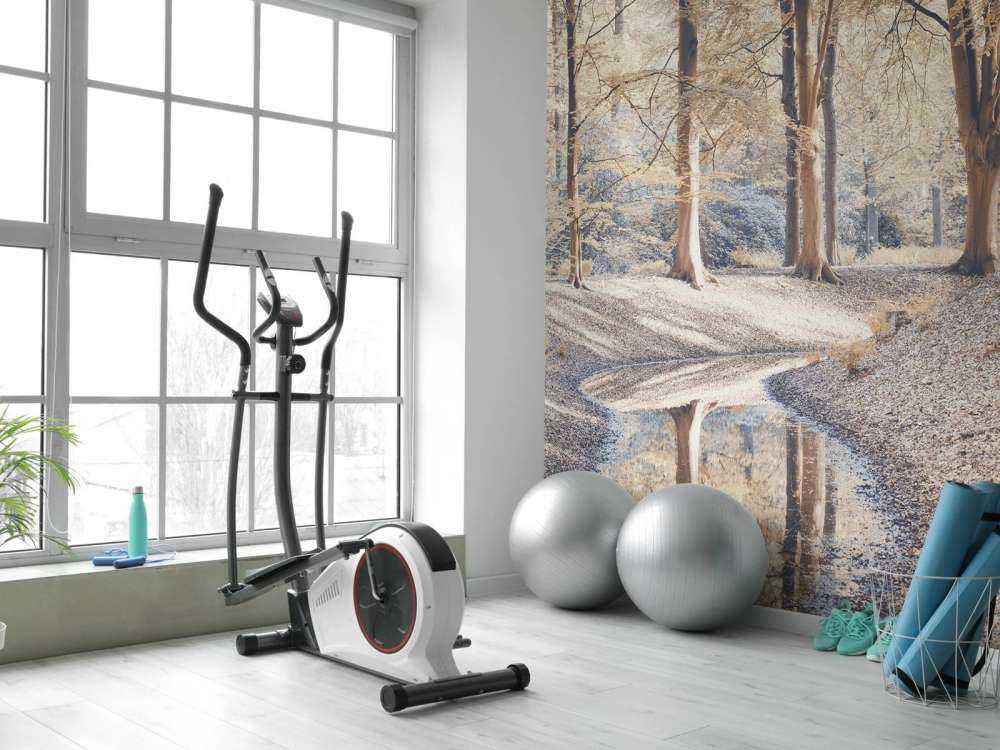 Ruscello nella foresta - pastello