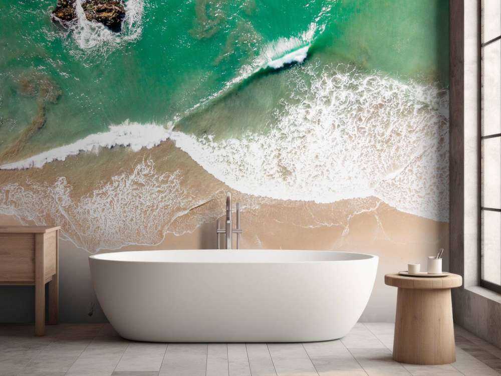 Spiaggia con le onde