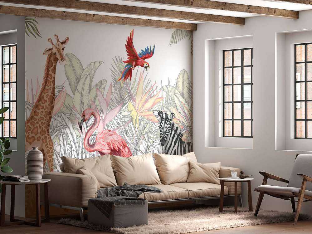 Animali disegnati a mano