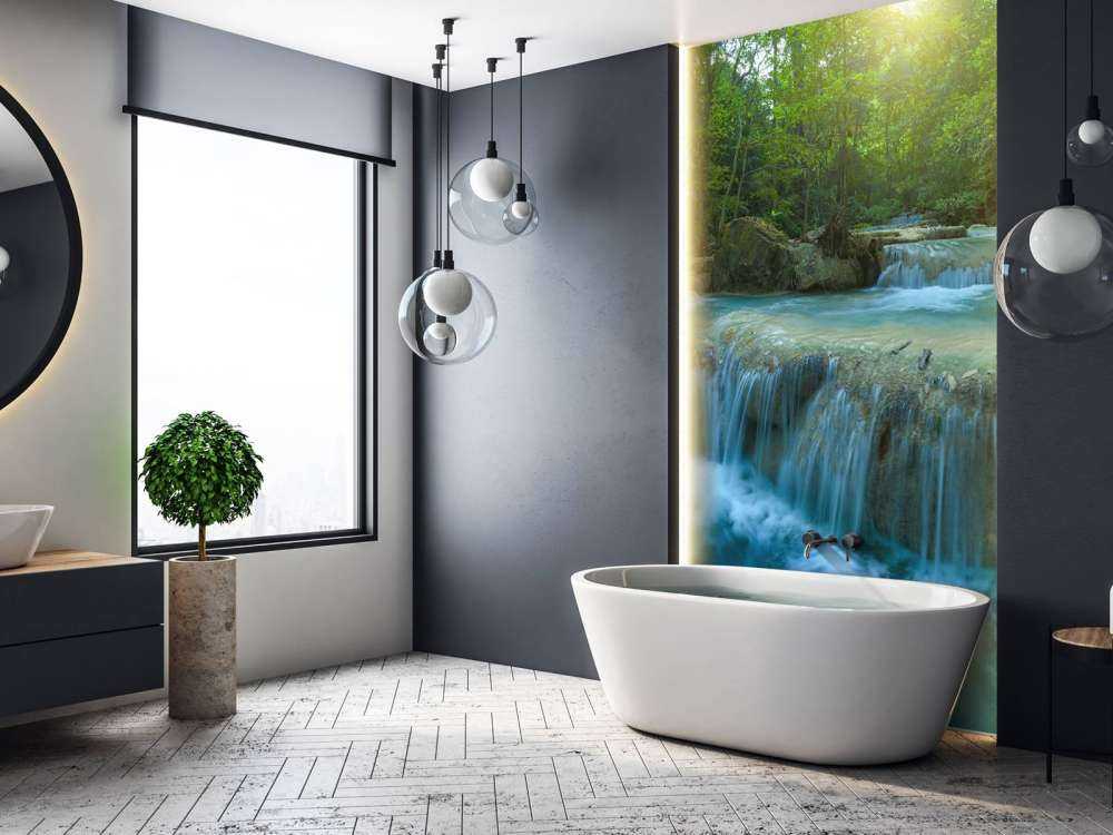 Bella cascata profonda