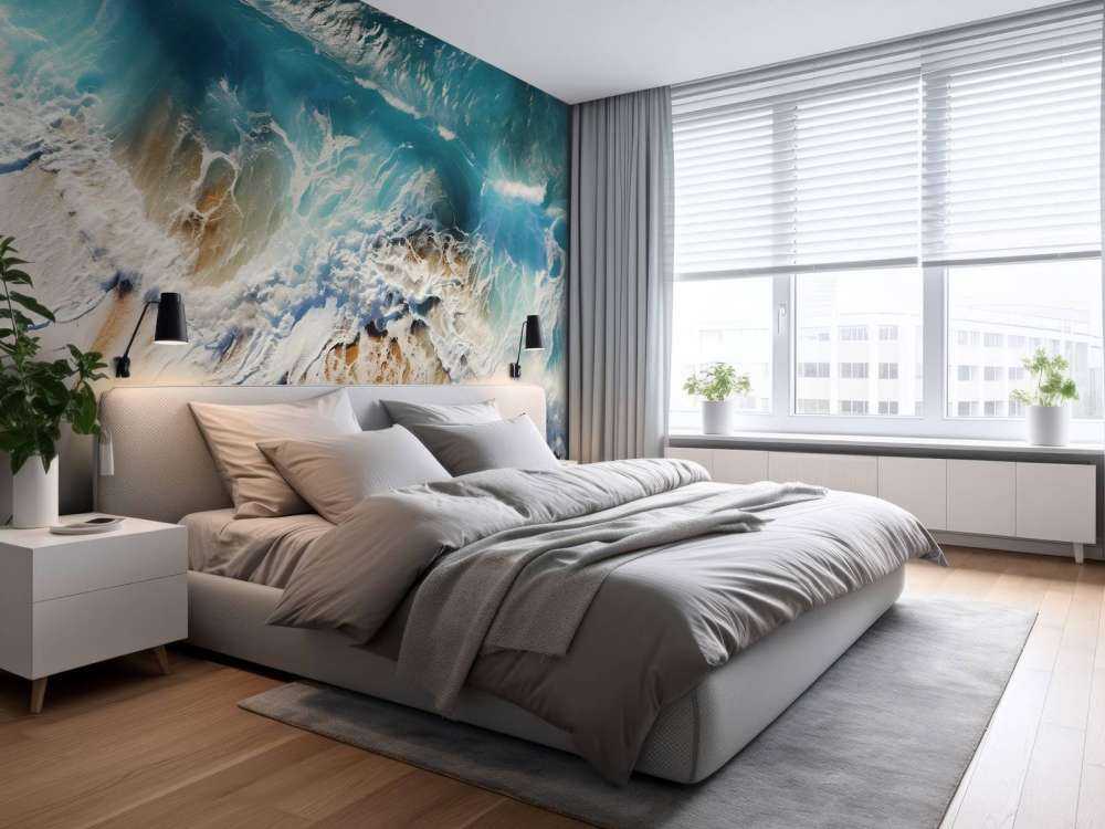 Turquoise Sea from Above