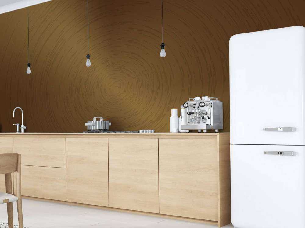 Sfondo circolare in bronzo