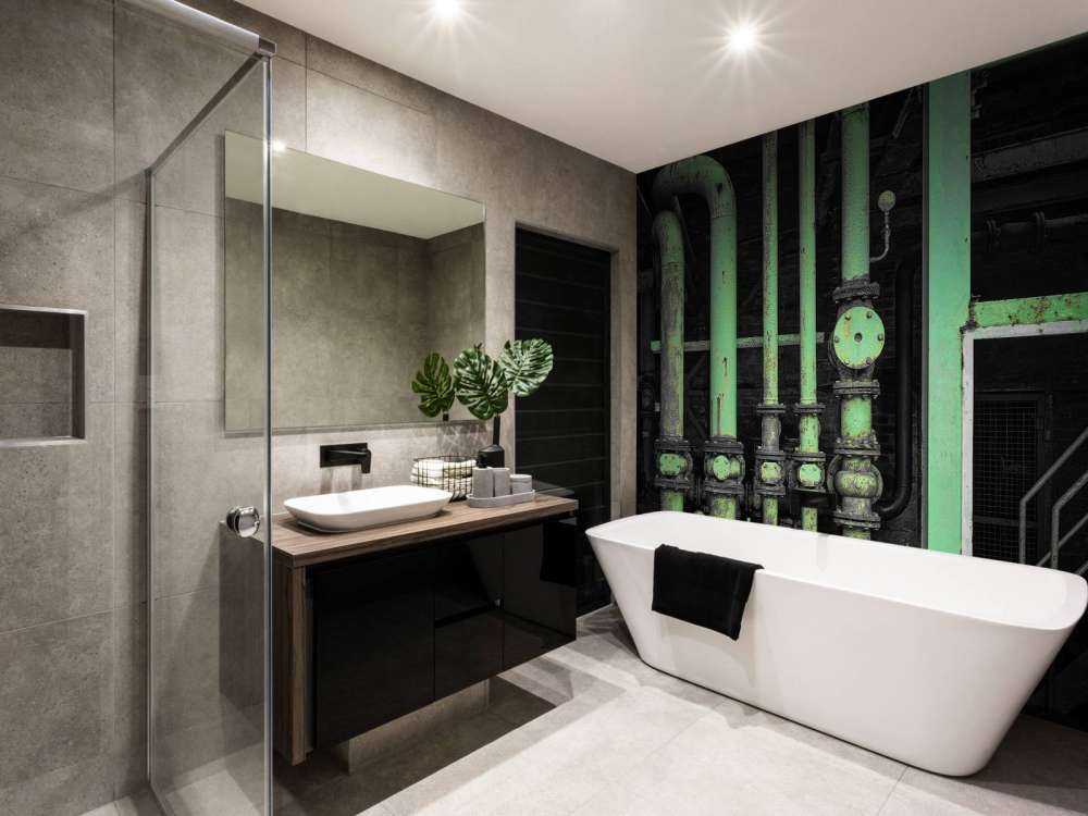 Vecchi tubi verdi colorati