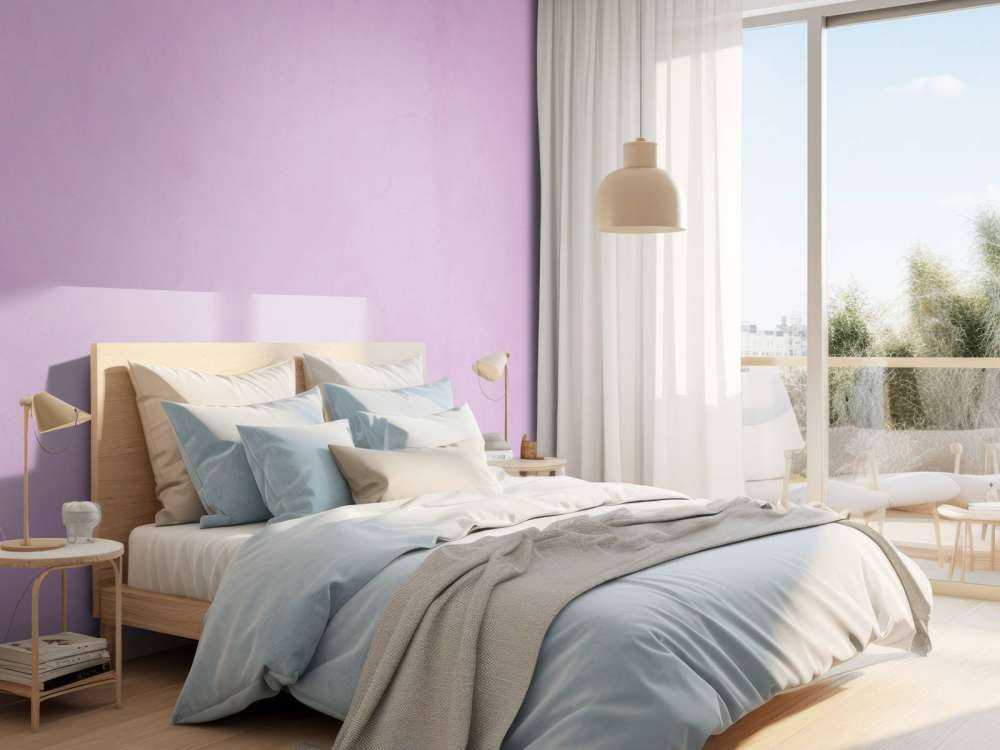 Calcestruzzo viola lilla