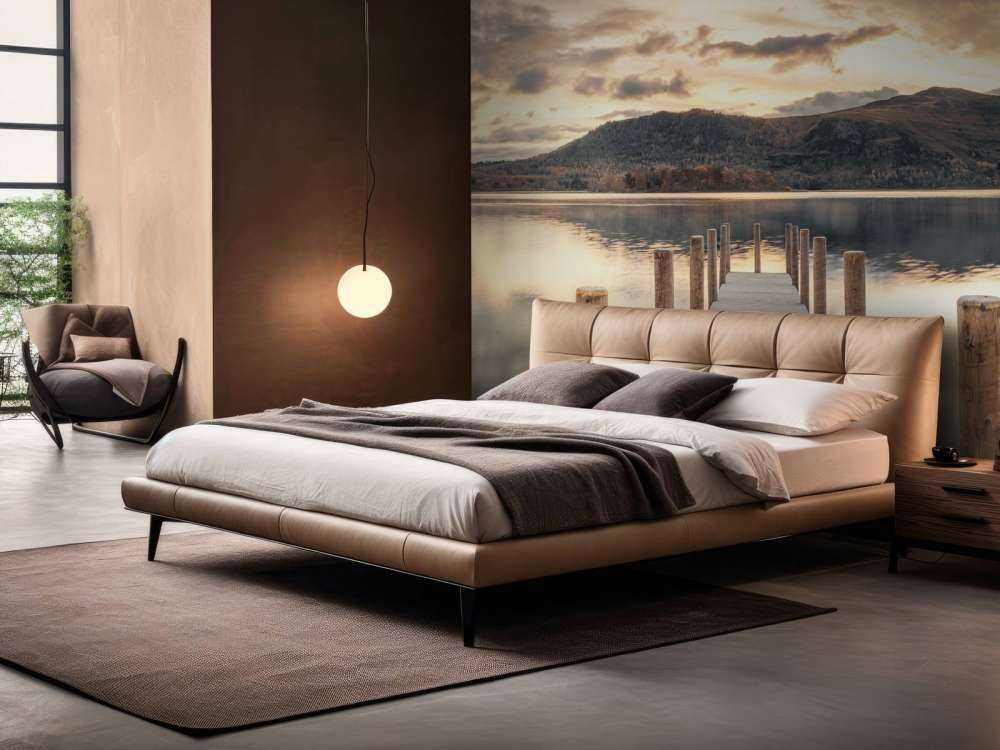 Molo di legno su un lago