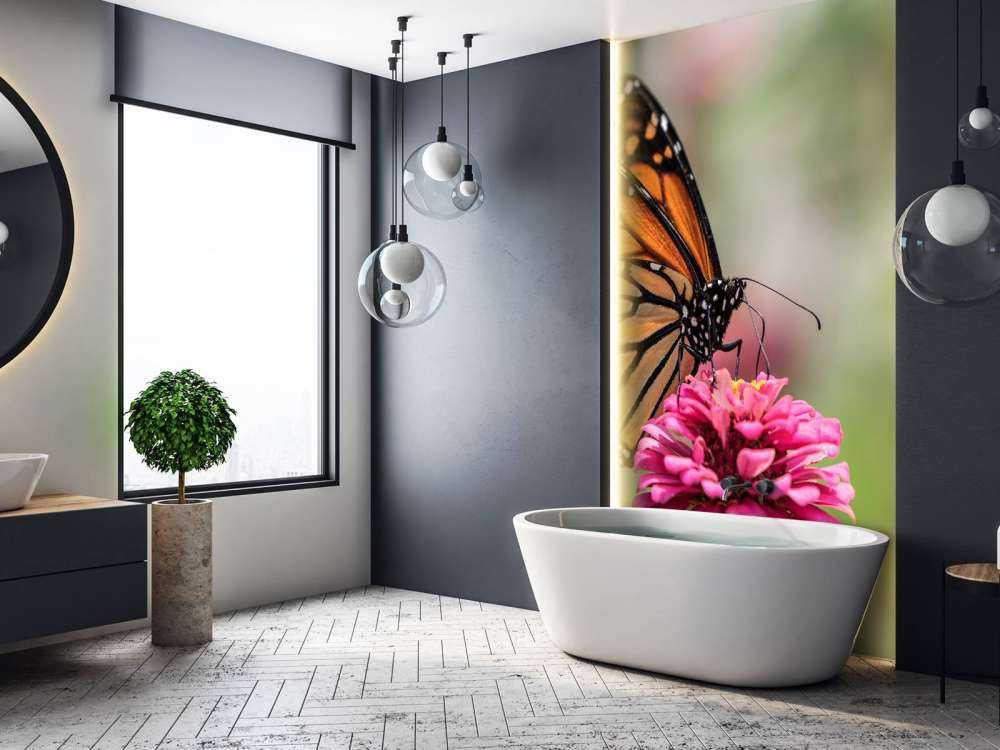 Una farfalla monarca