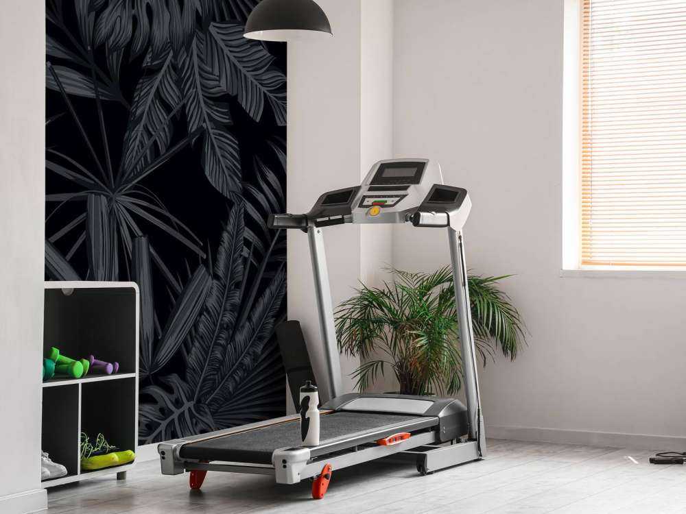 Foglie nere tropicali