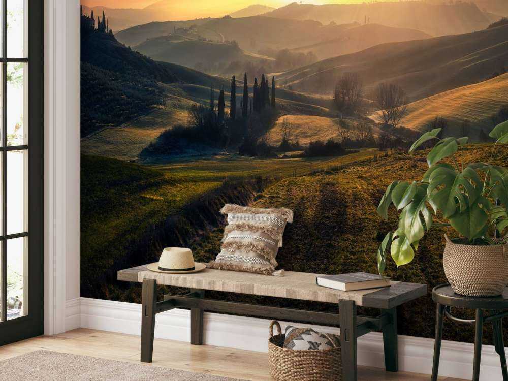 Val d'Orcia in the morning