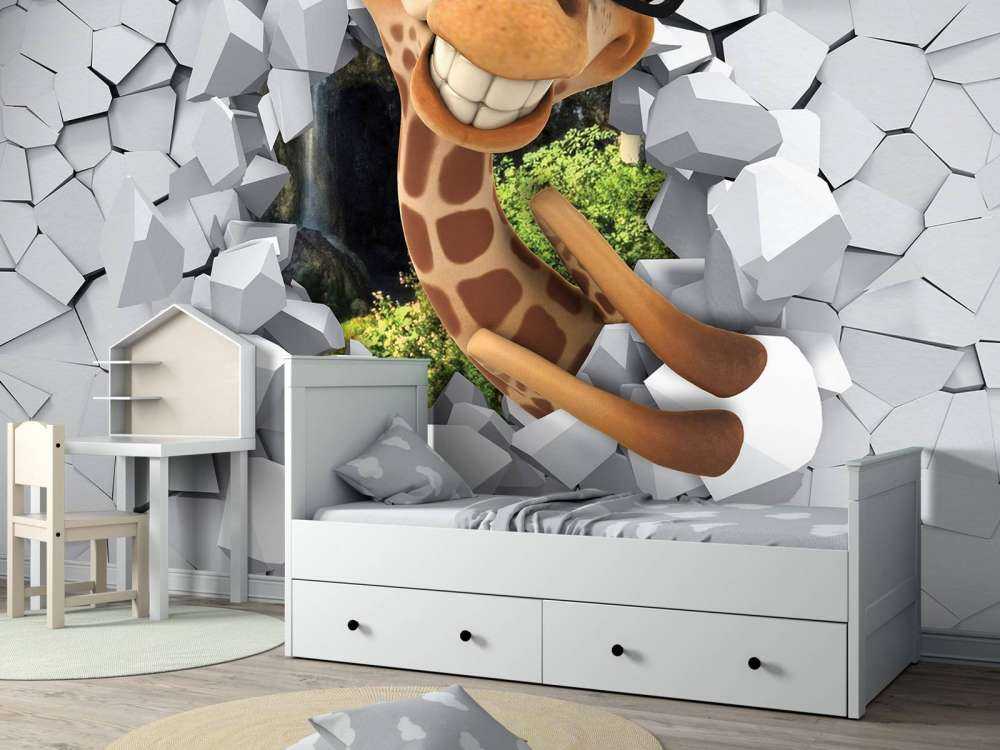 Giraffa divertente