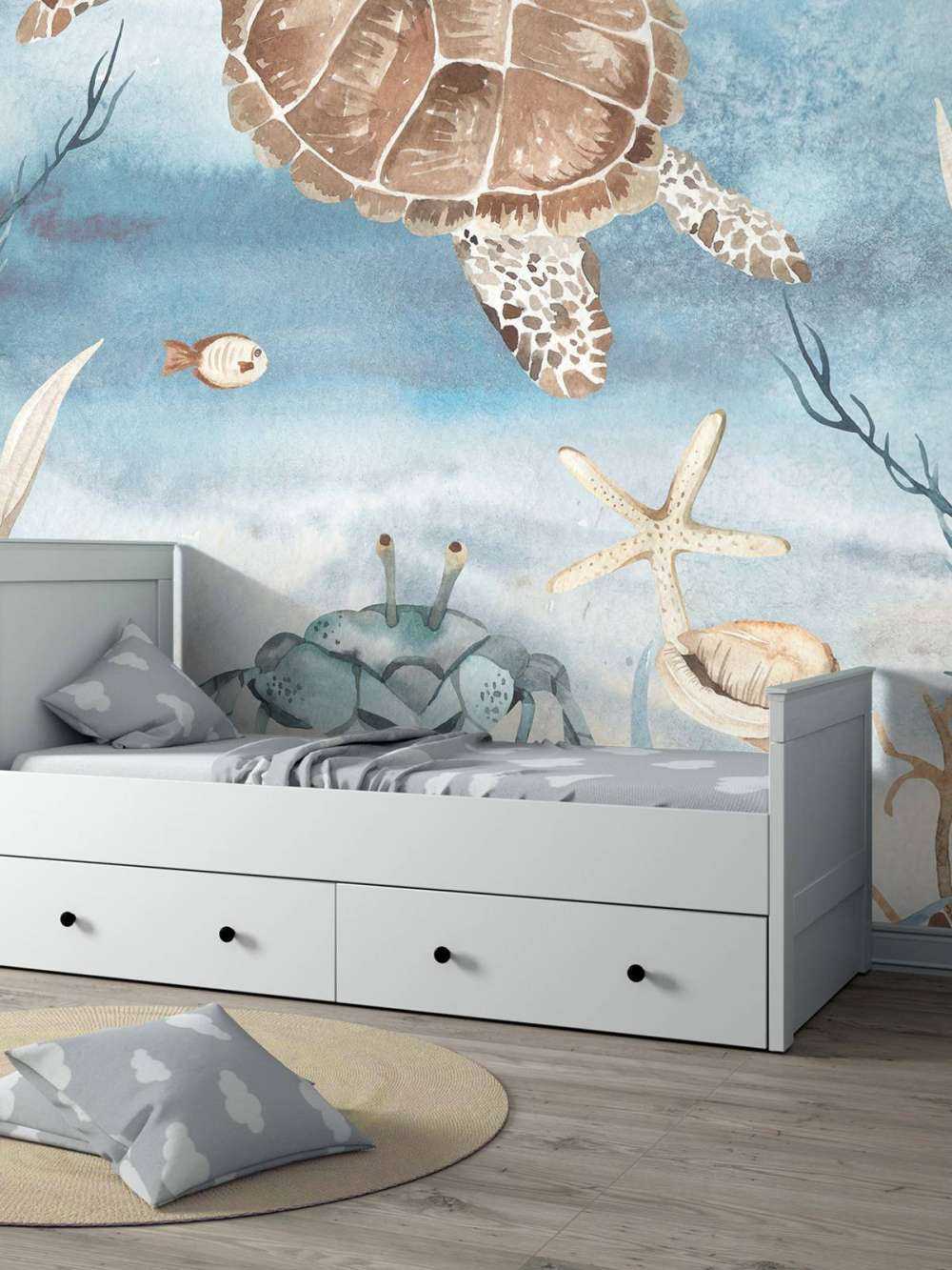 Acquerello tartaruga marina