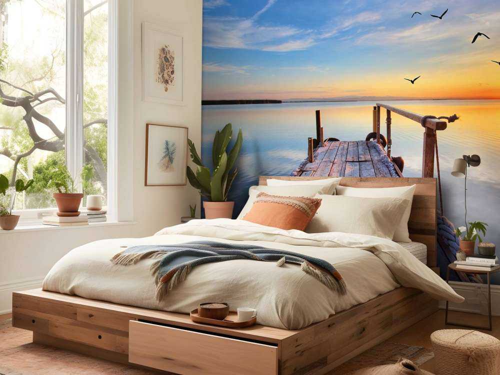 Uccelli sopra il mare