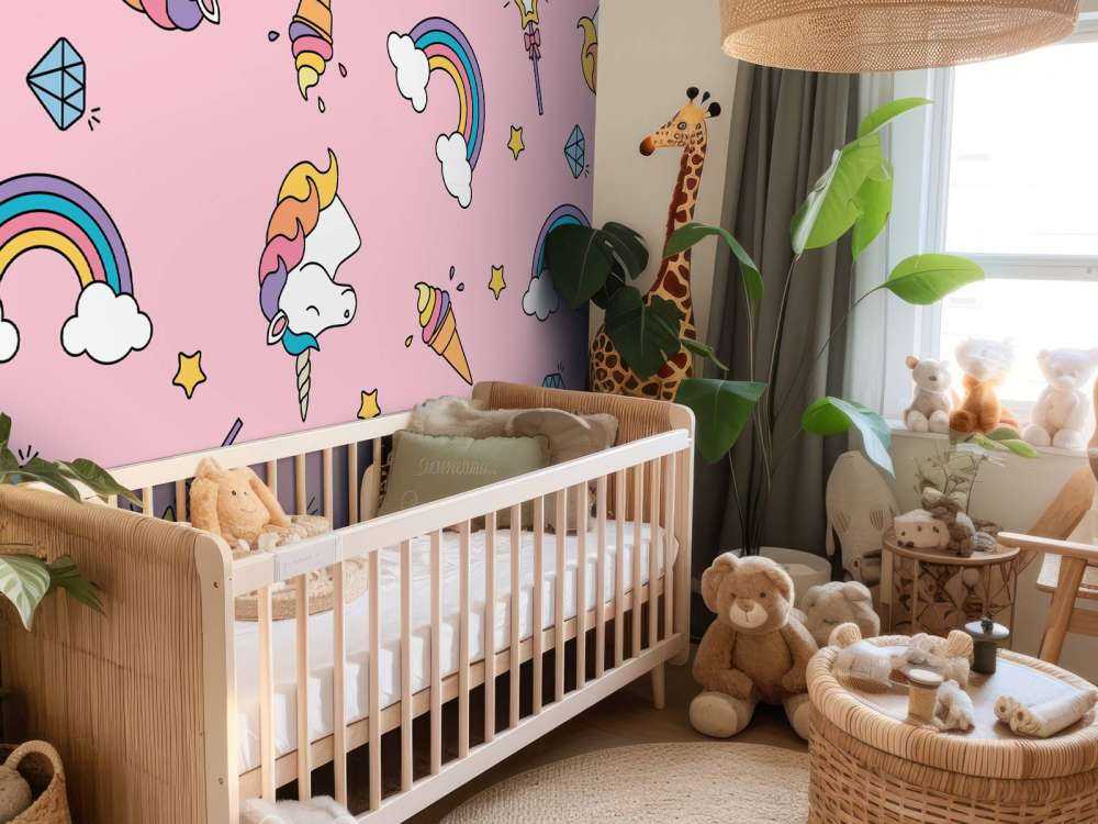 Modello unicorno colorato