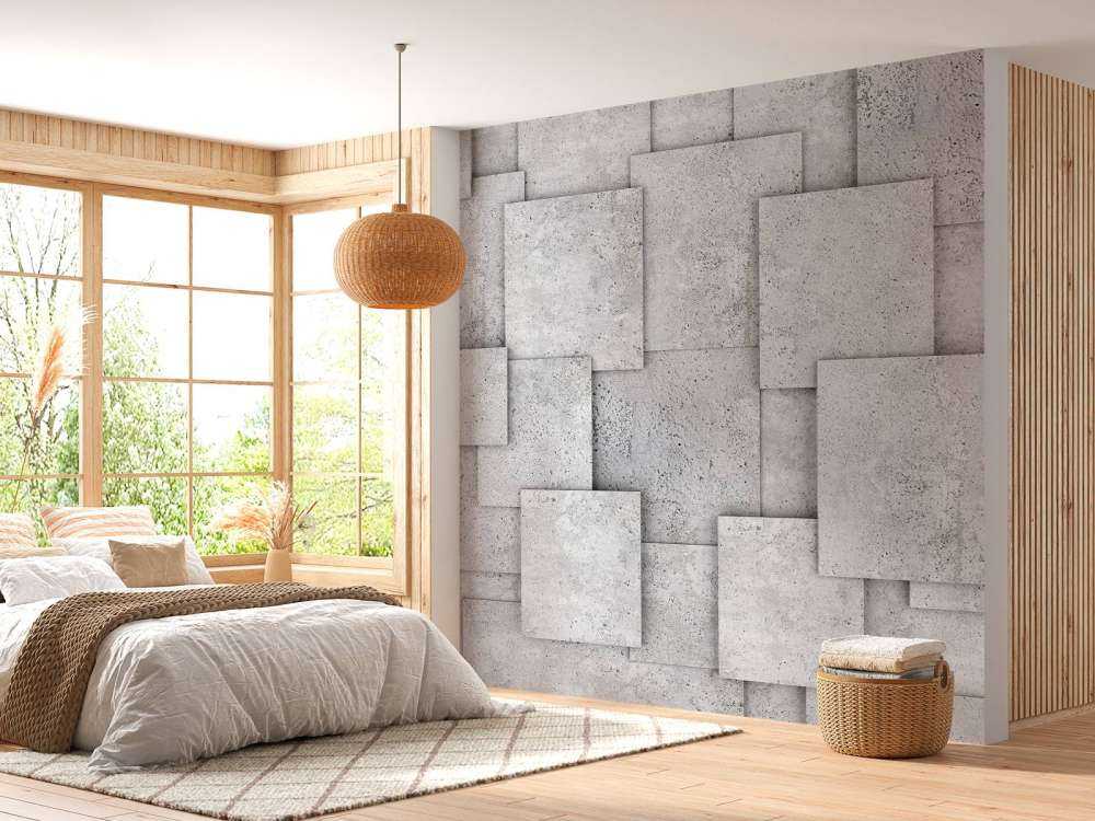 Piastrelle quadrate in 3D