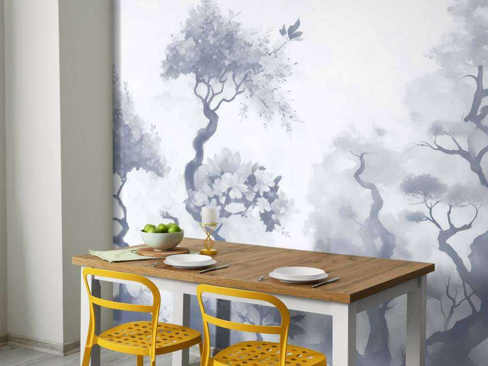 Alberi in fiore Marrone