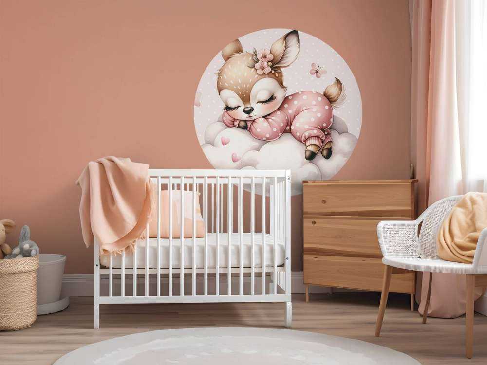 Cervi che dorme su una nuvola