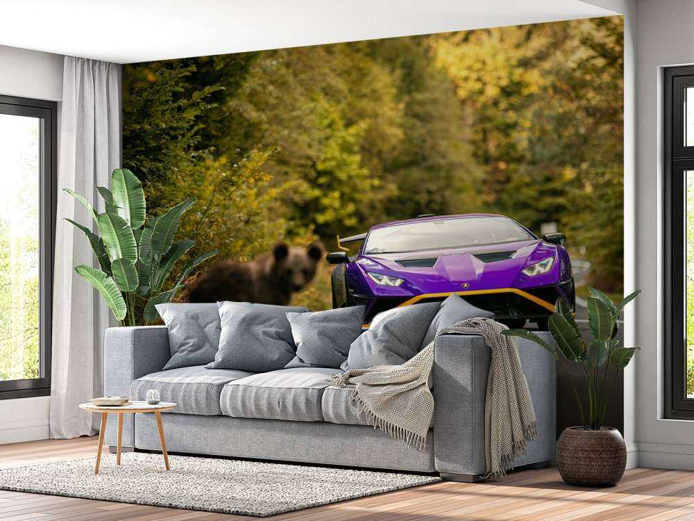 Lamborghini vs. natura selvaggia