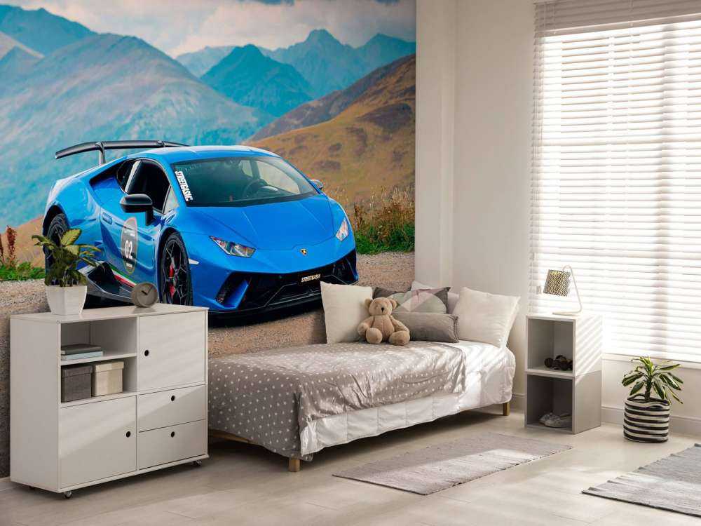 Lamborghini Huracán STO in montagna