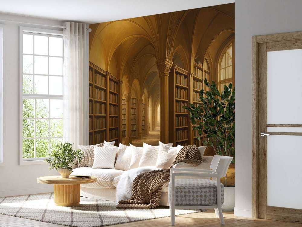 Biblioteca ad arco dorato