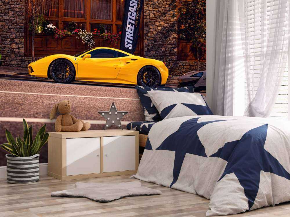 Auto esclusive presso la lodge in legno