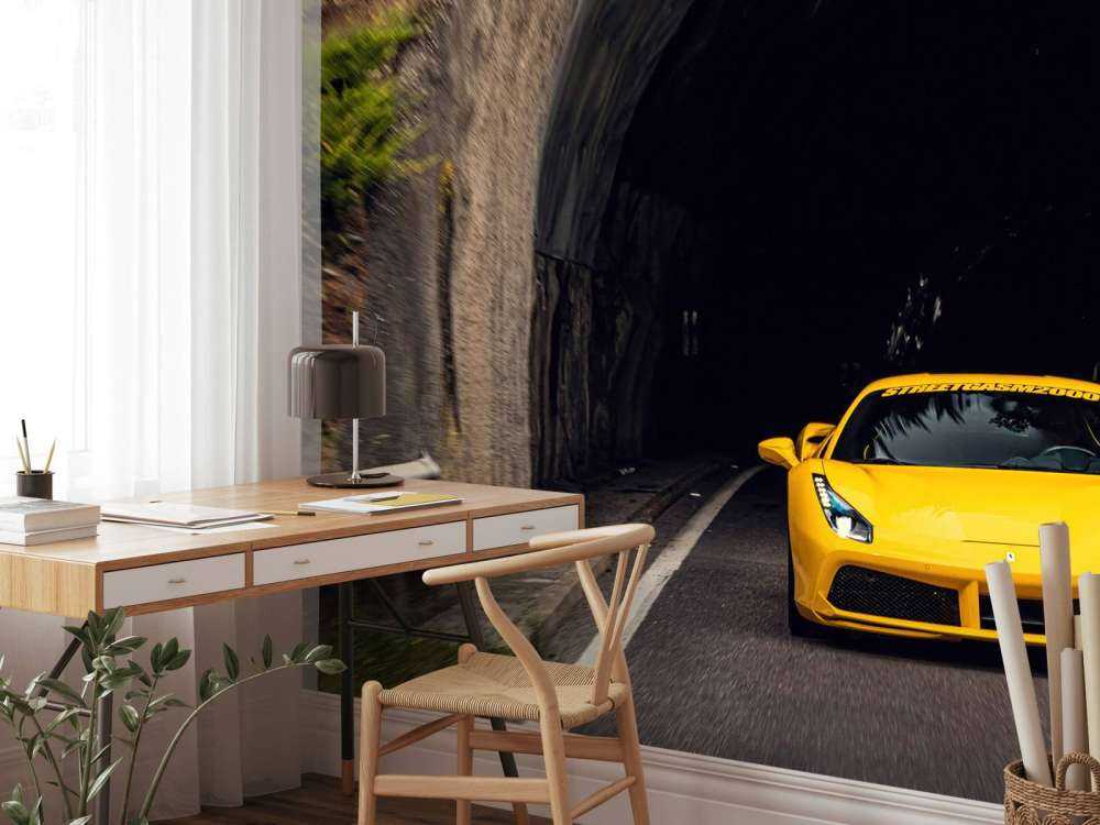 Ferrari 488 GTB su strada di montagna