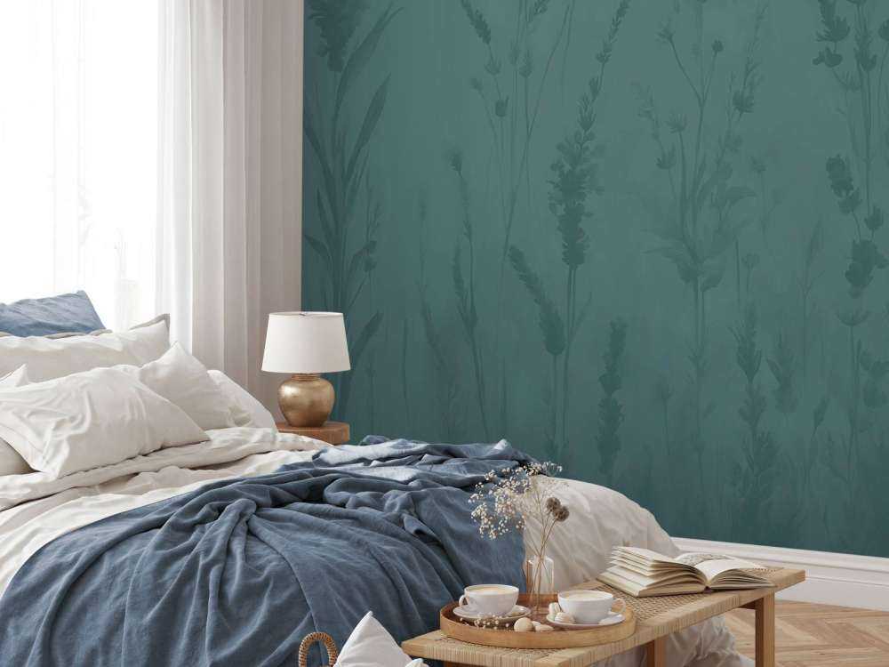 Lavanda Radura Senza Giunte Verde Scuro