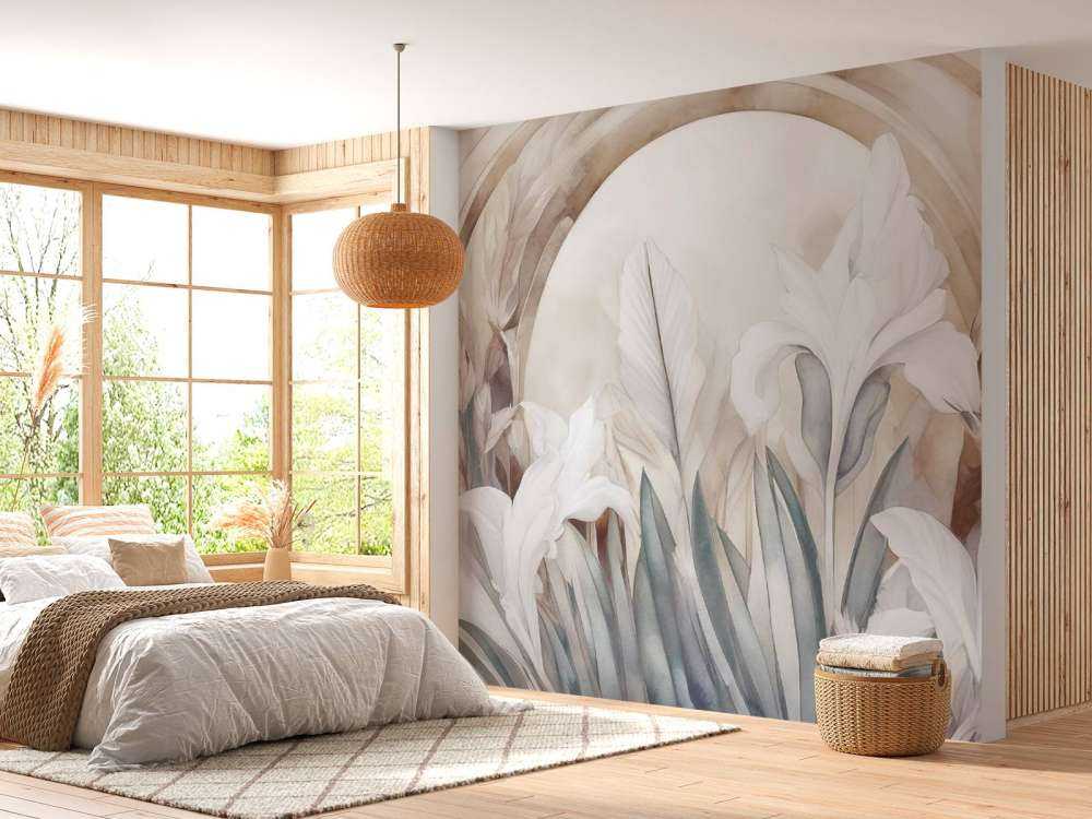 Iris all'alba grigia