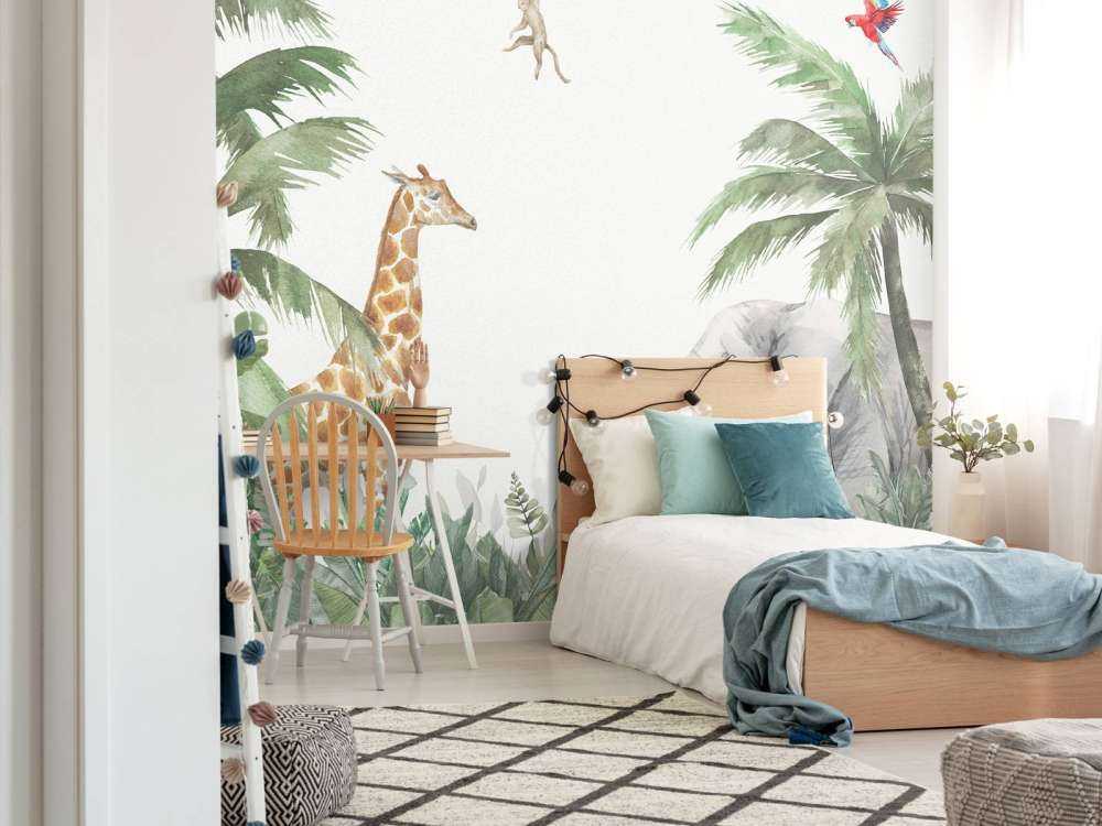 Animali giungla colorati