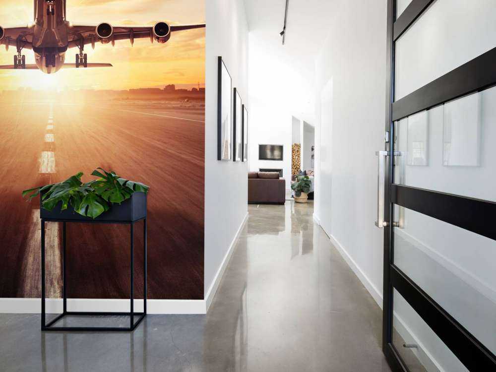 Foto carta da parati aeroplano